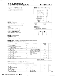 Click here to download ESAD85M009 Datasheet