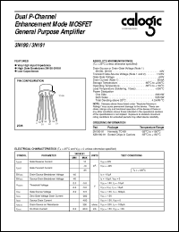 Click here to download 3N191 Datasheet