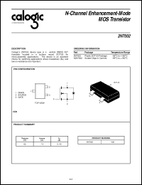 Click here to download X2N7002 Datasheet