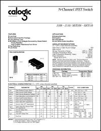 Click here to download SST109-110 Datasheet