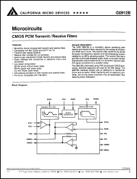 Click here to download G8912BD Datasheet