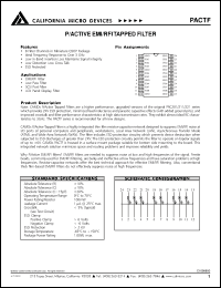 Click here to download PAC330/101TFQ Datasheet