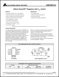 Click here to download CMPWR101 Datasheet