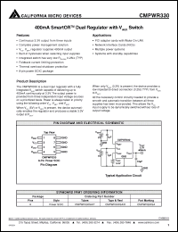 Click here to download CMPWR330 Datasheet