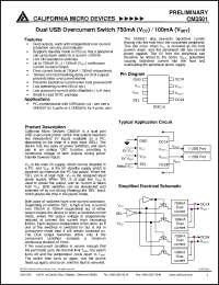 Click here to download CM3501-02SN Datasheet