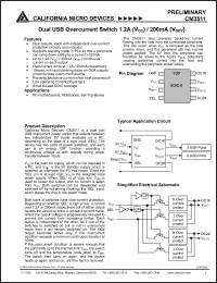 Click here to download CM3511 Datasheet