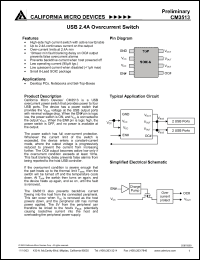 Click here to download CM3513-04SN Datasheet