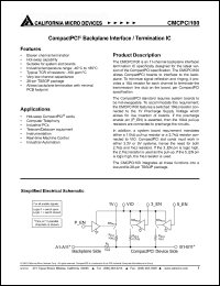 Click here to download CMCPCI100 Datasheet