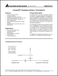 Click here to download CMCPCI101T Datasheet