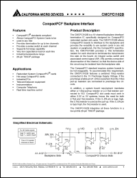 Click here to download CMCPCI102 Datasheet