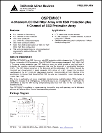 Click here to download CSPEMI607 Datasheet