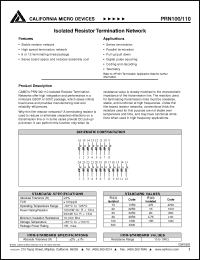 Click here to download PRN110 Datasheet