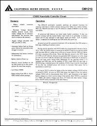 Click here to download CM1210 Datasheet