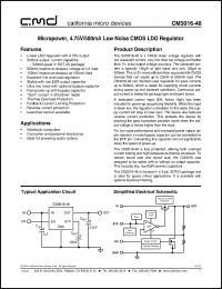 Click here to download CM3016-48SO Datasheet