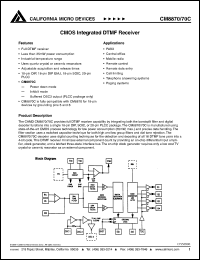 Click here to download CM8870 Datasheet