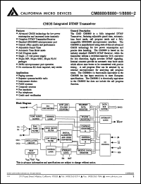 Click here to download CM8880-2 Datasheet
