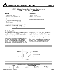 Click here to download CMV7106 Datasheet