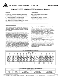 Click here to download PACS1284-06QT Datasheet