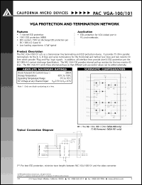 Click here to download PACVGA-101T Datasheet