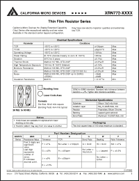 Click here to download XRN772-2005JL Datasheet
