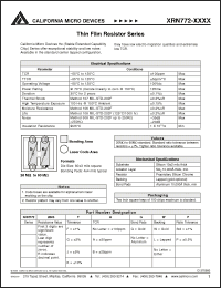 Click here to download XRN772-2005JGW Datasheet