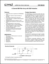 Click here to download CM1400-03CS Datasheet