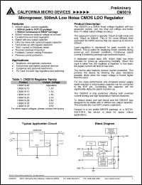 Click here to download CM3019-25 Datasheet