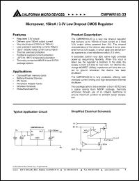 Click here to download CMPWR163-33 Datasheet