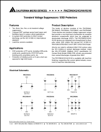 Click here to download PACDN045YB6 Datasheet