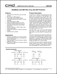 Click here to download CM1424-01CP Datasheet