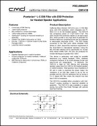 Click here to download CM1418-02CP Datasheet