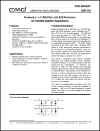 Click here to download CM1418-0BCS Datasheet