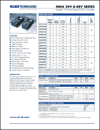 Click here to download NMA4812S Datasheet