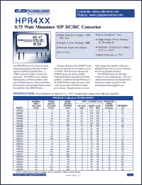 Click here to download HPR411 Datasheet