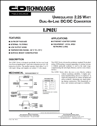 Click here to download LP02U05S09 Datasheet