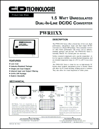 Click here to download PWR1123 Datasheet