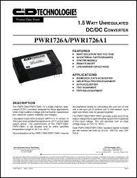 Click here to download PWR1726A Datasheet