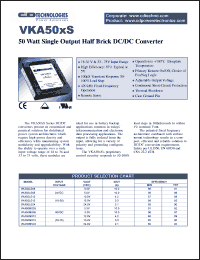 Click here to download VKA50 Datasheet