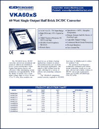 Click here to download VKA60 Datasheet