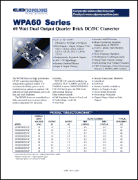 Click here to download WPA60R48D2215-1 Datasheet