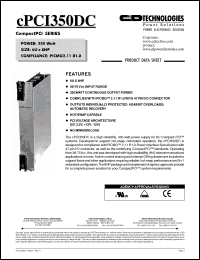Click here to download cPCI350 Datasheet