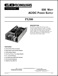 Click here to download PX500-U3 Datasheet