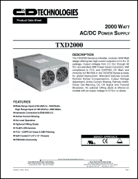 Click here to download TXD20008KHFLLNH Datasheet