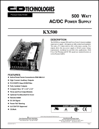Click here to download KX500-F3B Datasheet