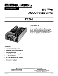 Click here to download PX500 Datasheet