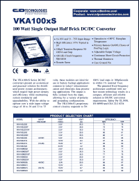 Click here to download VKA100XS Datasheet