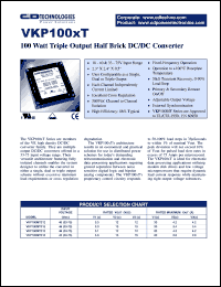 Click here to download VKP100XT Datasheet