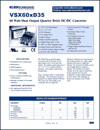 Click here to download VSX60XD35 Datasheet