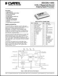 Click here to download ADCDS-1403 Datasheet