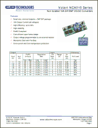 Click here to download NCF0151331B0-XC Datasheet
